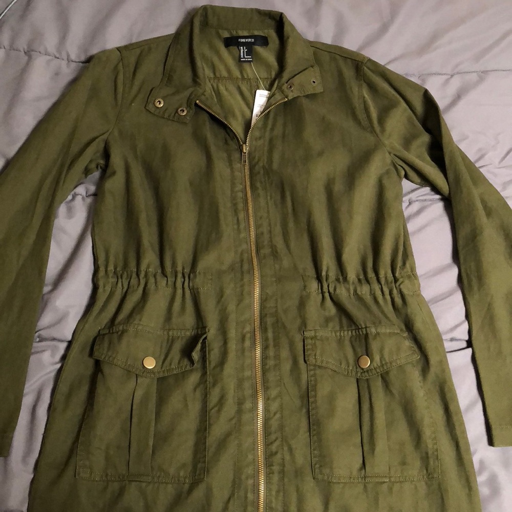 Olive green jacket
